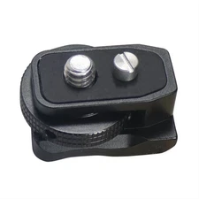 Alloy Cold Shoe Mount Adapter For DSLR Camera Cage Rig Plate Mic Monitor Lights