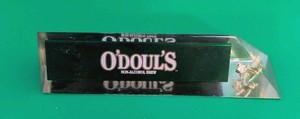 Vintage ODOUL'S ANHEUSER-BUSCH NON-ALCOHOLIC ACRYLIC BEER TAP HANDLE