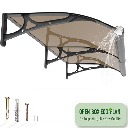 Aluminum Alloy Window Awning Door Canopy for Porch UV Rain Snow Cover Outdoor