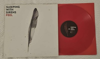Sleeping With Sirens Feel Red color vinyl LP record