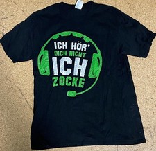 Kleidung (T-Shirt, Schwarz, Gaming, M)
