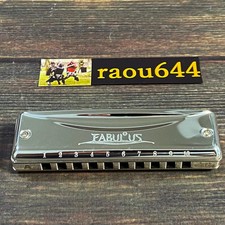 SUZUKI F-20E G Key FABULOUS 10 hole Diatonic Harmonica from Japan