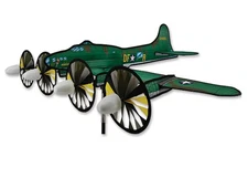 Airplane Wind Spinner-Whirligig Garden Stake- B17 Memphis Belle-by Premier Kites