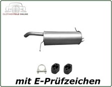 Endschalldämpfer FORD FIESTA VI (CB1, CCN) 1.25 1.4 EURO 5 Auspuff Endtopf