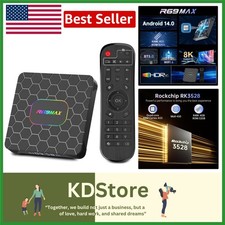 Android 14 TV Box 2025 Max 8K HD Smart TV Streaming Media Player