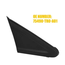 Passenger Right Corner Mirror Triangle Cover Pillar Trim Fit Honda Civic 2012-15