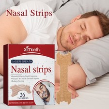 26pcs Nasal Strips to Stop Snoring Better Breath Anti Snore Patches Tan Medium
