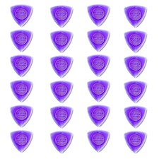 Dunlop Tri Stubby Guitar Picks - Purple - 2.0mm Gauge - 24 Pack