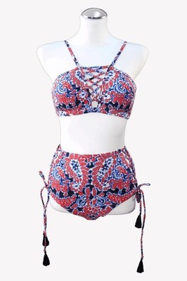 Michael Kors Damen Bademode Gr. 34 Mehrfarbig NEU Bikini Bikini-Set Sommer