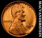 1942 Lincoln Wheat Cent- Choice Gem Brilliant Uncirculated No Reserve #J7060