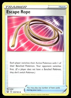 Escape Rope Uncommon SWSH05: Battle Styles 125/163 NM