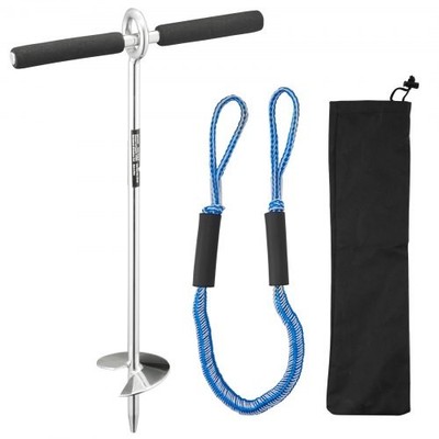 NEW VEVOR Sand Anchor,18 in Stainless Steel Beach Anchor,Screw in Sand Boat Anch