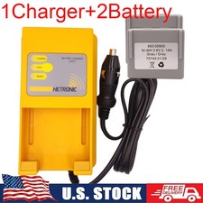 2X Battery 68300900 Hetronic UCH-2 Charger 12/24V For HETRONIC Remote Control