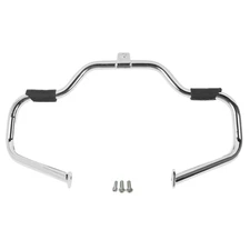Mustache Engine Guard Crash Bar Fit For Harley Touring Street Road Glide 1997-08
