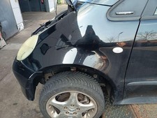 Mercedes A-Kl. W168 original Kotfl&uuml;gel links Seitenteil 696 Nachtschwarz Bj 1999