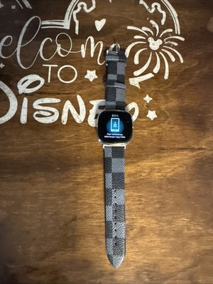 Fitbit Sense Fitness Smartwatch FB512 Soft Gold Watch Only Tested Works