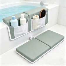 Bath Kneeler and Elbow Rest Pad Set,Quick Dry Soft Kneeling Pad,Baby Bathtub ...