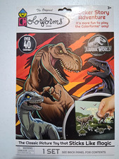 Colorforms Jurassic World Sticker Story Adventure Play Set