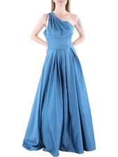 BLONDIE NITES Womens Gown Dress Blue Sleeveless Formal Lined Tulle Juniors 5