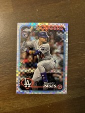 2024 Topps Chrome Update “XFractor” Andy Pages Rookie Card #USC148