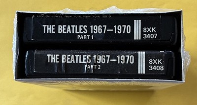 The Beatles 1967 1970 Part 1 & 2; 8 track tapes Tested / Serviced 2 Tape Set