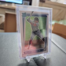 2021 Panini Donruss Optic - Rated Rookie William Contreras #80 (RC) Braves Card. rookie card picture