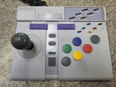 Super Nintendo SNES Asciiware Super Advantage Arcade Controller 4910