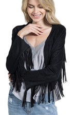 Suede Fringe Western Jacket