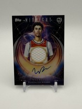 Topps Midnight Rookie Jersey Autographs Will Riley Wizards RJA-WR 2025-26