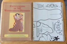 Encyclopedia Of 347 Woodworking Patterns by FC  A - VTG 1990  5 fullsize pgs
