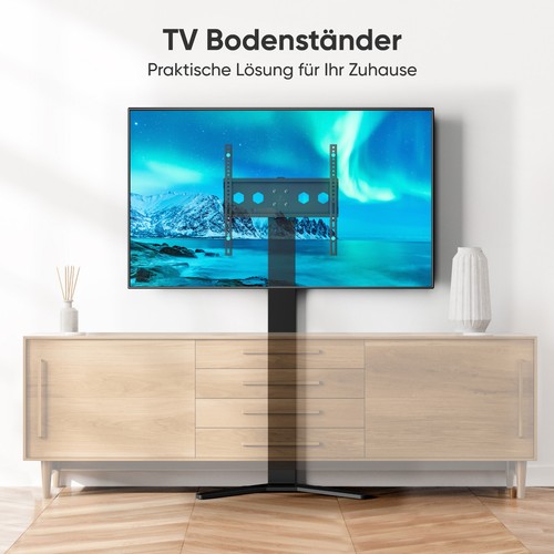 ONKRON Supporto TV da pavimento per 26-65 pollici, fino a 35 kg, TS1140-B RESO - Foto 3 di 8