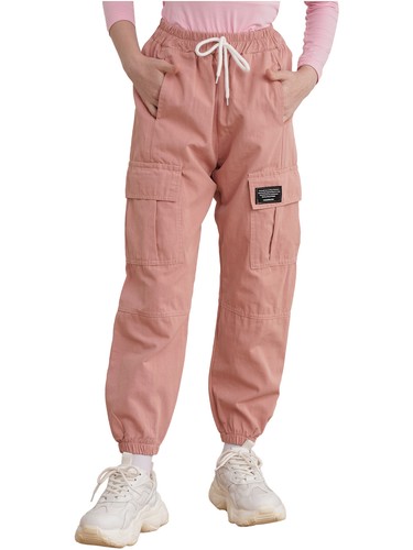 Child Boys Girls Trousers Baggy Streetwear Jogger Pants Jazz Pockets Casual - Picture 11 of 42