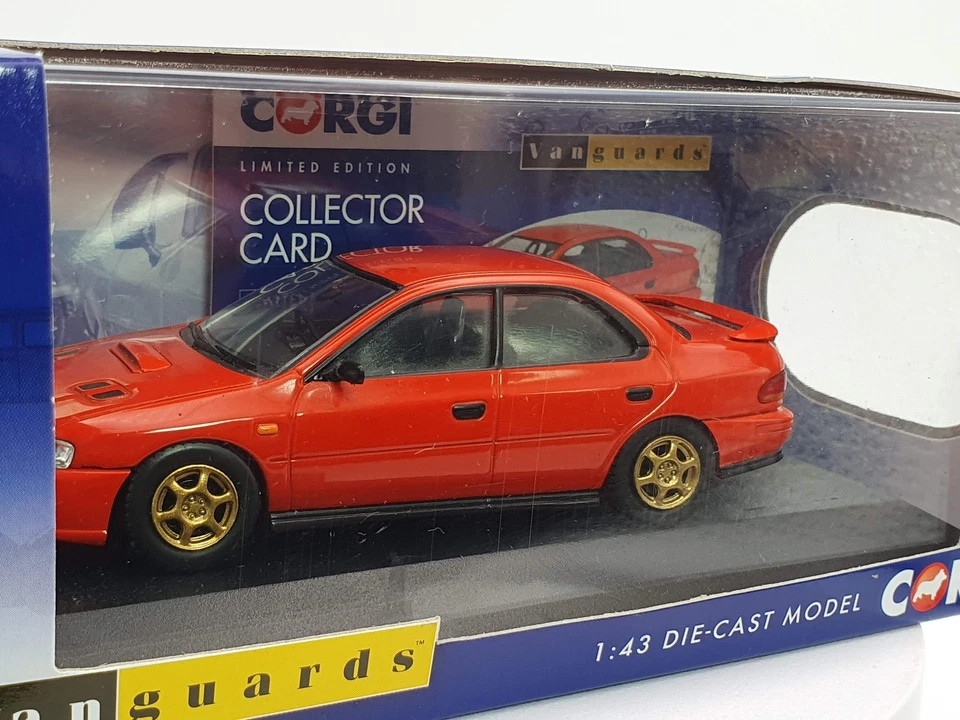 Subaru Impreza Turbo Corgi 1/43 Rosso - Immagine 2 di 3