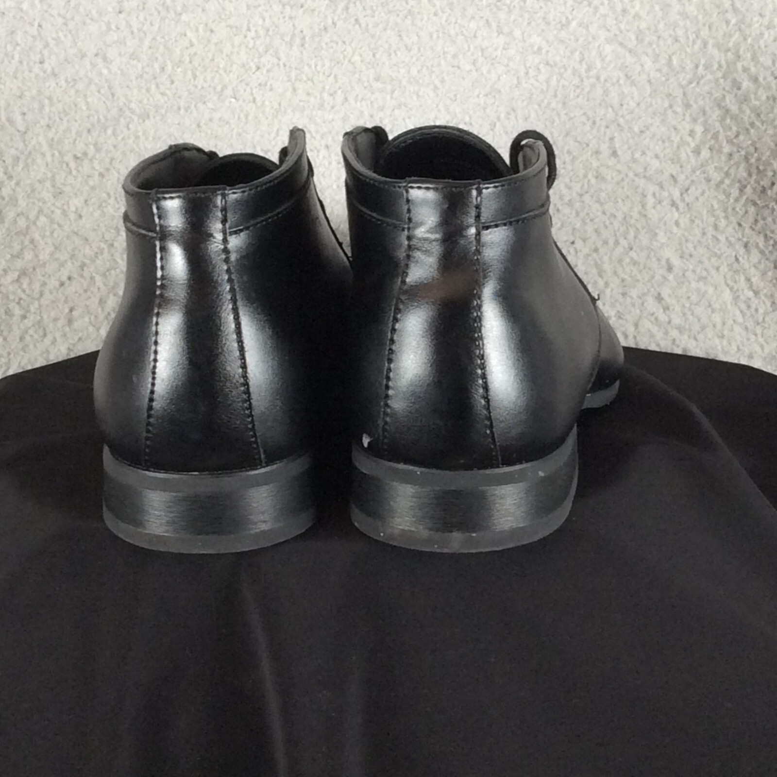 Calvin Klein Chukka Boots Mens 9 Ballard Black Leathe… Gem