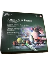 Mungyo Gallery Artists Soft Pastels Set 24 assorted colors