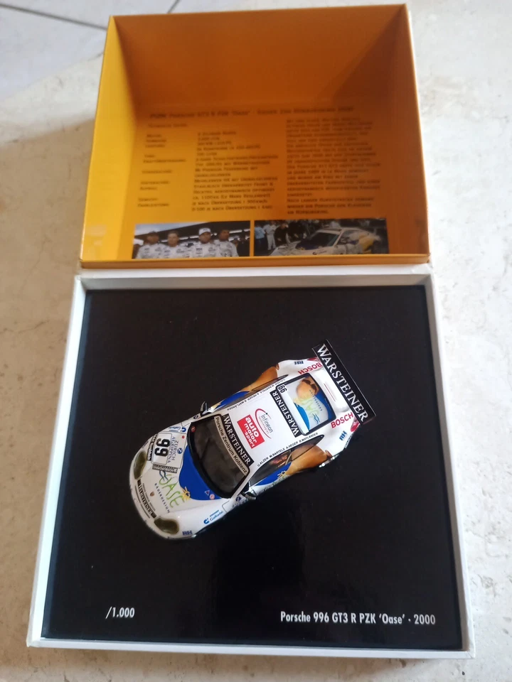 Minichamps 1/43 Porsche 996 GT3 R PZK "Oase" - 2000 edizione limitata - Immagine 4 di 4