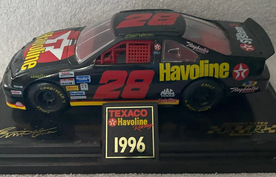 Ernie Irvan #28 1996 Texaco Racing 1:24 Diecast Bank and Winston Cup Series Tin - Image 3 of 4