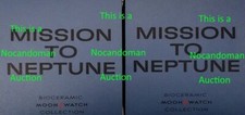 Omega TWO 2 NEW OMEGA SWATCH SPEEDMASTER MOONSWATCH MISSION NEPTUNE MOON WATCH