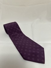 Mario Valentino Tie- Purple Geometric- Made In USA