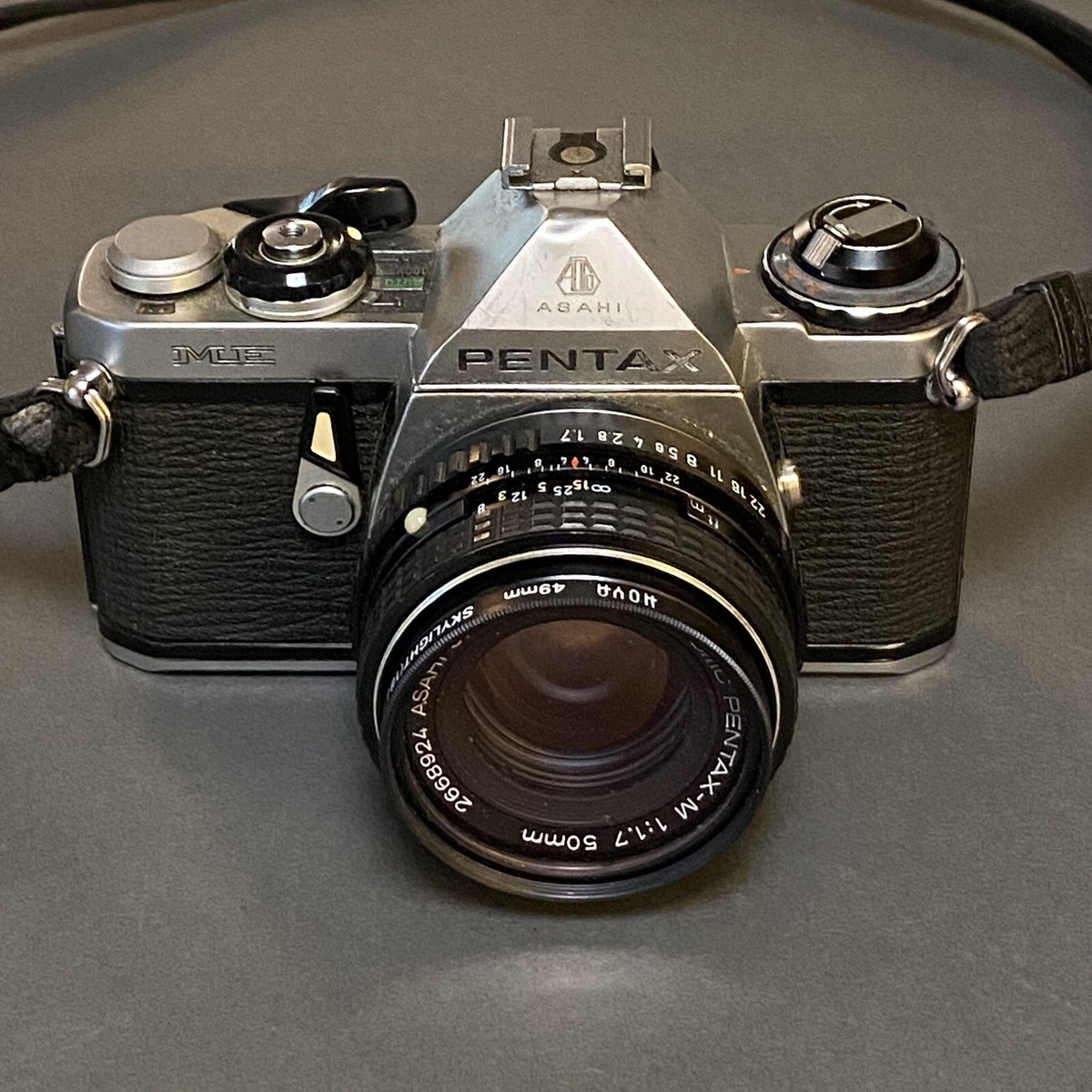 Pentax ME Film Camera w/ 1:1.7 50mm lens READ | FOR PARTS