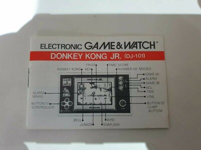 Nintendo Game and Watch Donkey Kong Jr DJ-101 | eBay