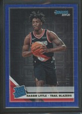 2019-20 Nassir Little 27/35 Panini Donruss Rated Rookie RC INFINITE Blue