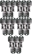 Fits (166) #6 (166) Clark/Yale/Hyster Replacement Key *25 Pack*