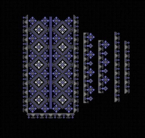 Machine embroidery design Cross stitch folk pattern Ethnic ornament - Picture 3 of 10