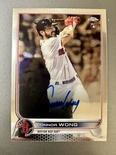 2022 Topps Chrome Connor Wong RC Auto #RA-CW Red Sox Rookie