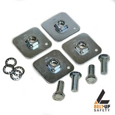 Seat Belt Stress Plate / Reinforcing Anchor Plate Kit (4 off) for Classic Cars