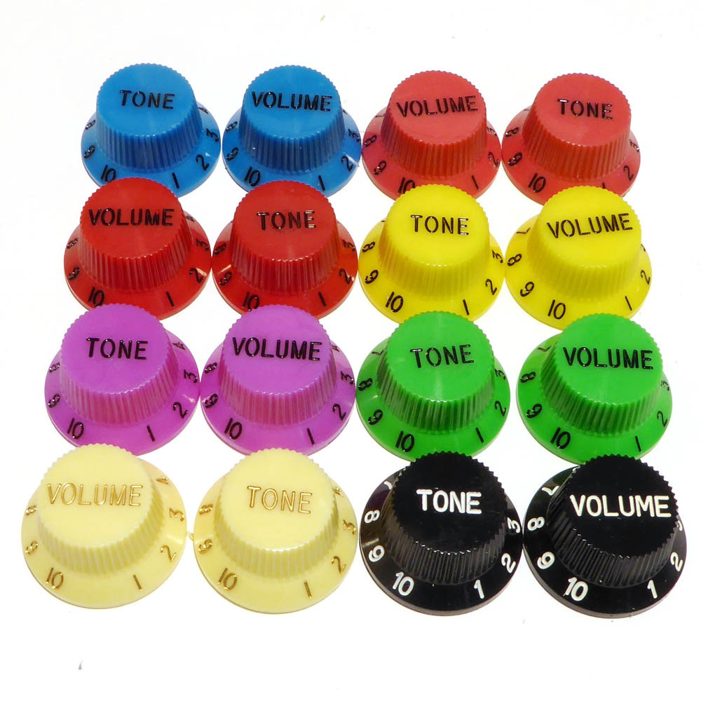 Guitar knobs tone / volume Choice of Colour Strat / Stratocaster