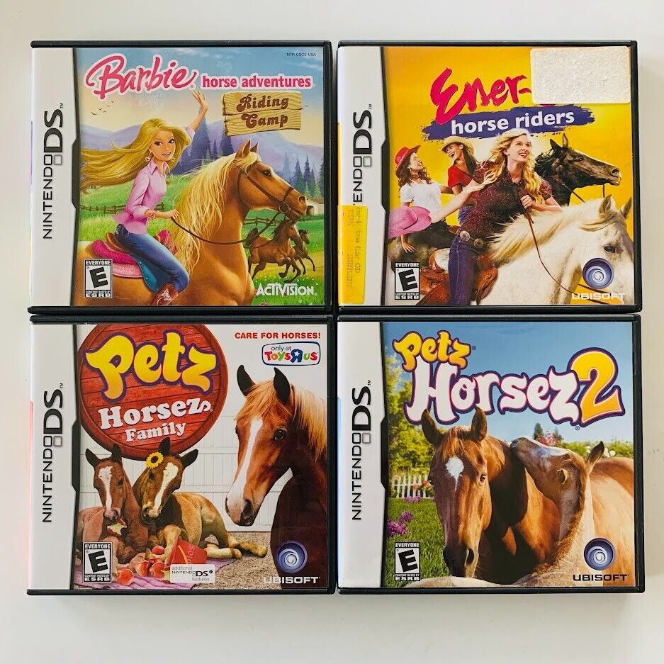 Nintendo Wii Lot 3 Petz games - Crazy Monkeyz, Horsez 2, Horse Club