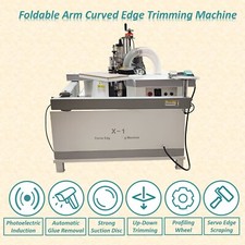 Woodworking Machine 220V Rocker Arm / Foldable Arm Curved Edge Trimming Machine