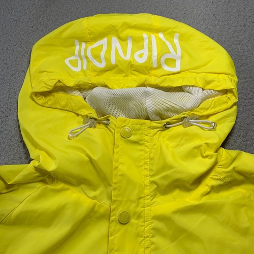 RIPNDIP Jacket Mens Size XL Windbreaker Extra Large Yellow Gray* - 第 6/13 張圖片